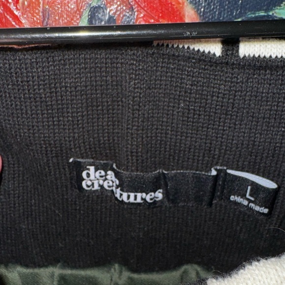 Dear Creatures Anthropologie Green Pleated Midi Skirt with Knit Waistband Size L - Picture 3 of 9